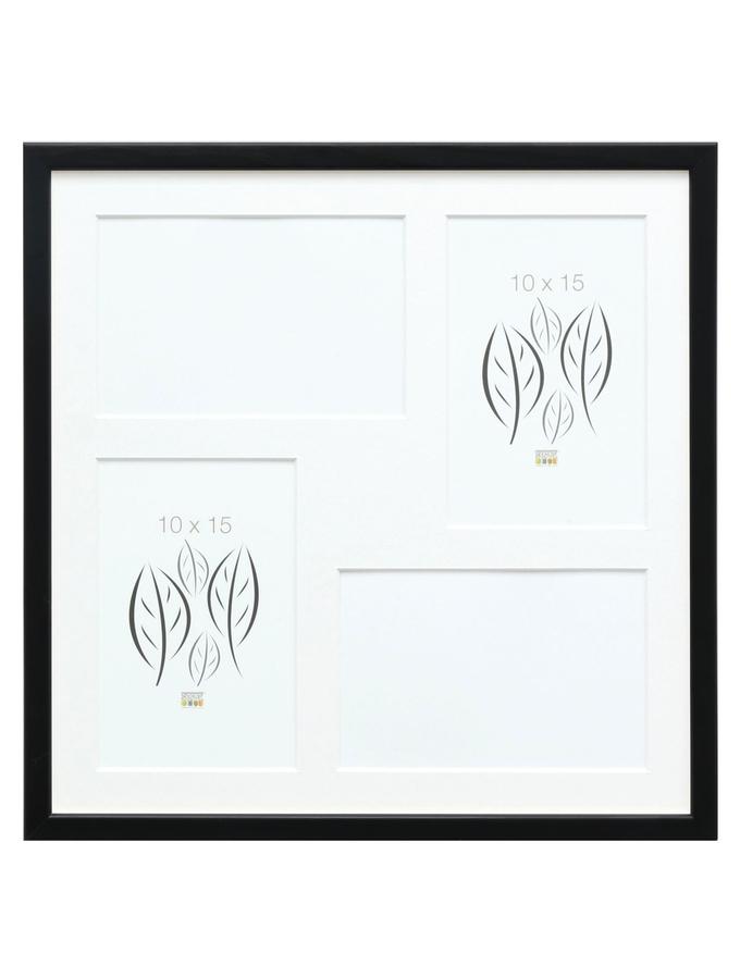 deknudt frames Multivue en bois noir pour 4 photos 10x15cm S41JL2 P4