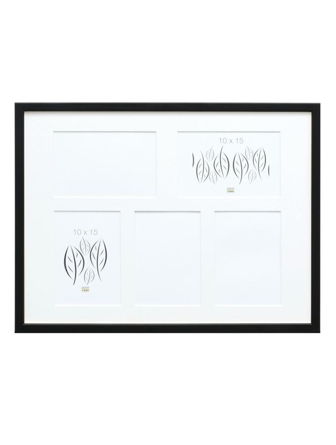 deknudt frames Multivue en bois noir pour 5 photos 10x15cm S41JL2 P5