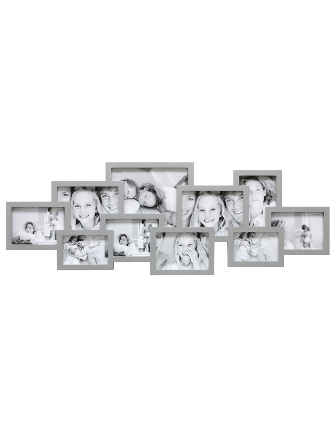 deknudt frames Multivue en couleur argenté pour 10 photos S65SL3
