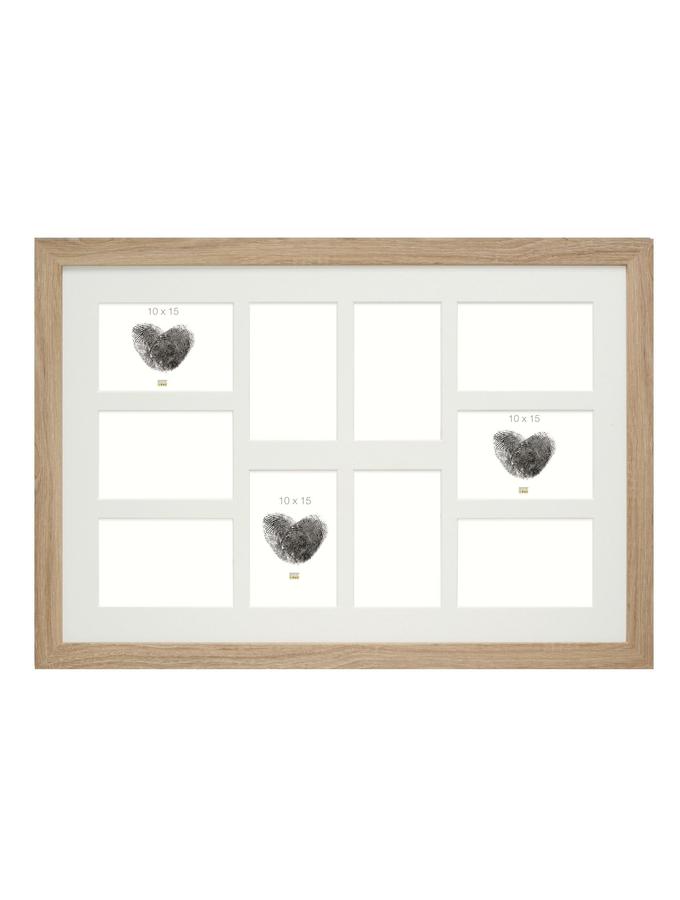 deknudt frames Multivue en couleur bois naturel pour 10 photos S49BH1 P10