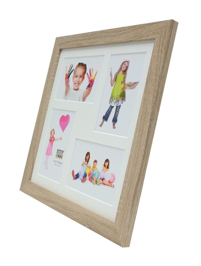 Deknudt Frames Multivue En Couleur Bois Naturel Pour 4 Photos S49BH1 P4