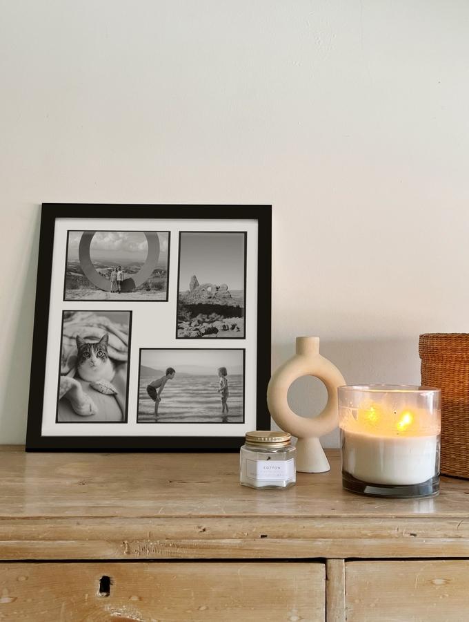 Deknudt Frames Multivue En En Noir Intemporel Pour 4 Photos S45SK2 P4