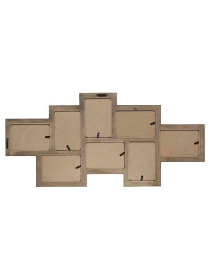 Deknudt Frames Multivue En Gris-beige Rustique Pour 8 Photos S67TM7 P8