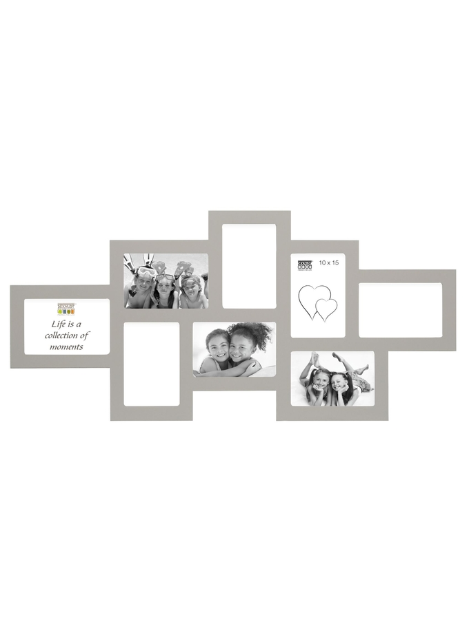 deknudt frames Multivue en gris pour 8 photos S65SW7
