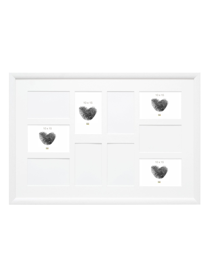 deknudt frames Multivue en look peint blanc pour 10 photos S54ST1