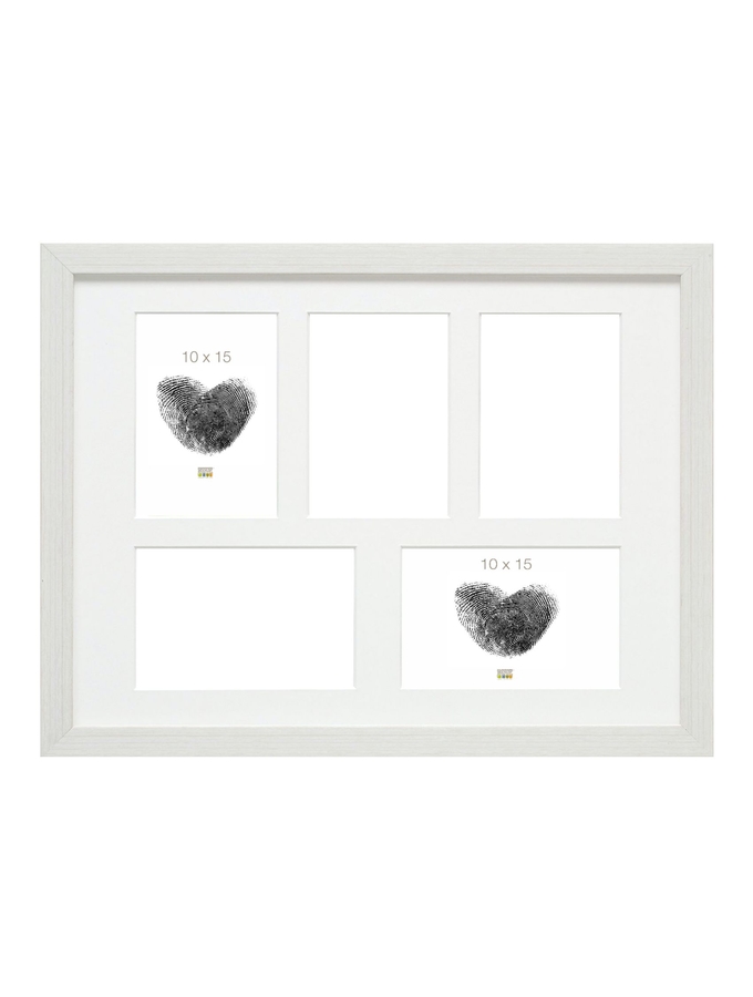 deknudt frames Multivue en look peint blanc pour 5 photos S41VF1 P5
