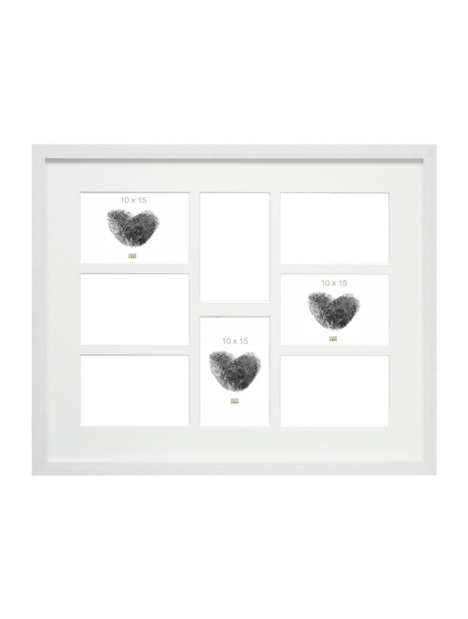 deknudt frames Multivue en look peint blanc pour 8 photos S41VF1 P8