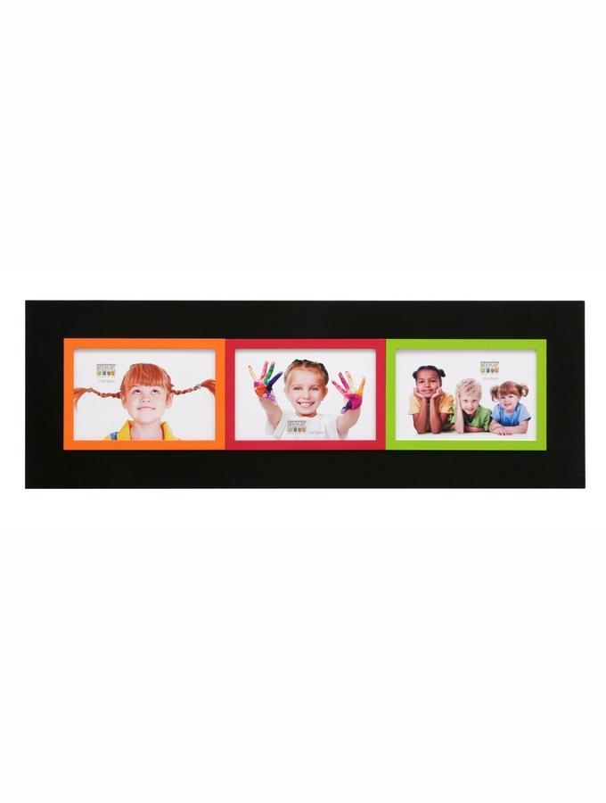 Deknudt Frames Multivue En Noir Avec Bord Coloré S67JK2 P3