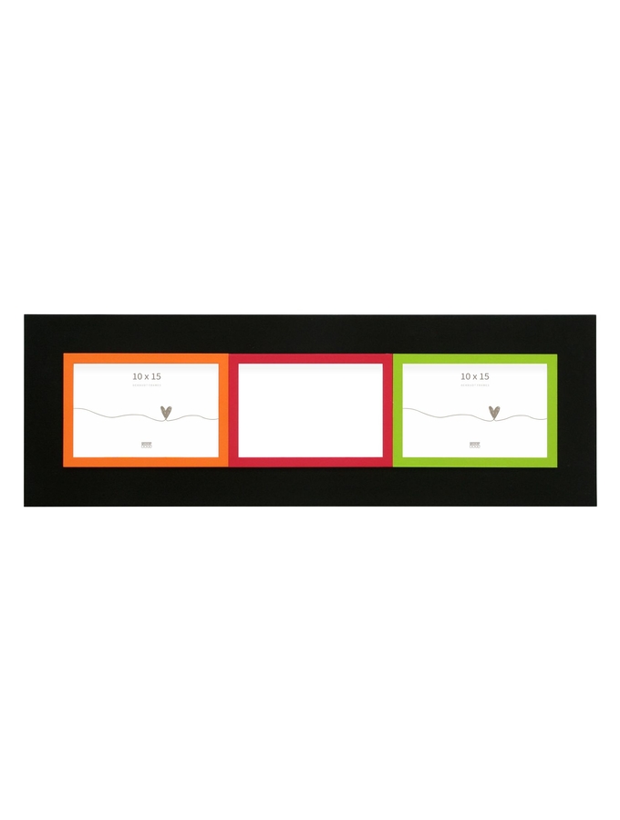 deknudt frames Multivue en noir avec bord coloré S67JK2 P3