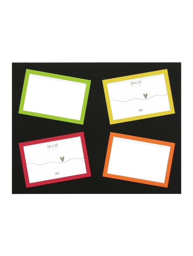 deknudt frames Multivue en noir avec bord coloré S67JK2 P4