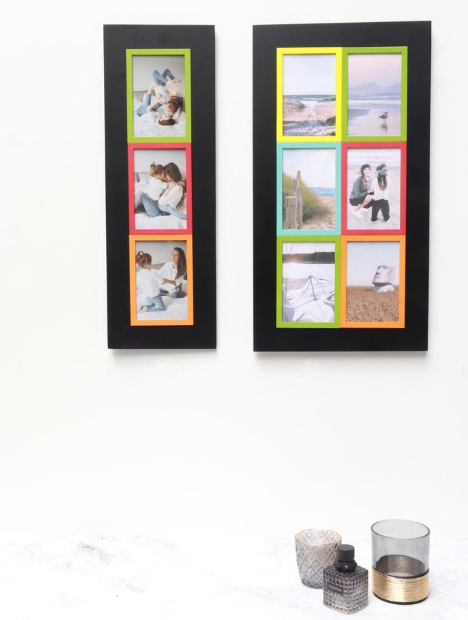 Deknudt Frames Multivue En Noir Avec Bord Coloré S67JK2 P6