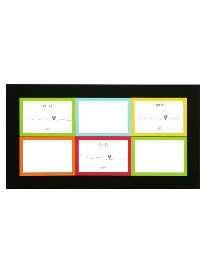 deknudt frames Multivue en noir avec bord coloré S67JK2 P6