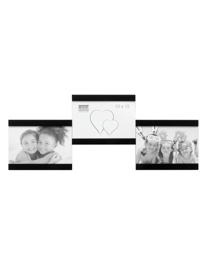Deknudt Frames Multivue En Noir Pour 3 Photos S68RK2 P3