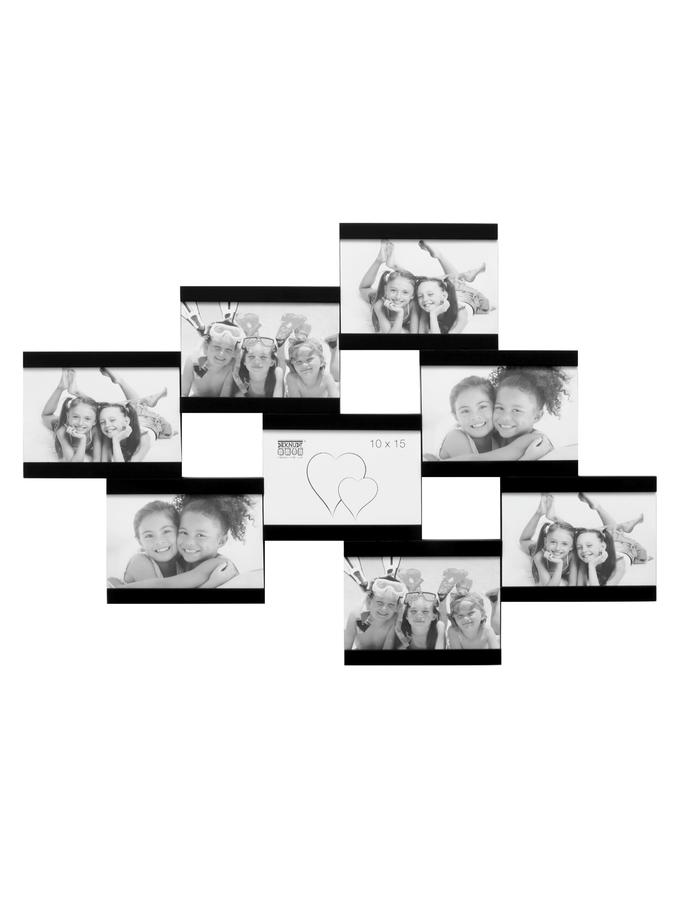 deknudt frames Multivue en noir pour 8 photos S68RK2 P8