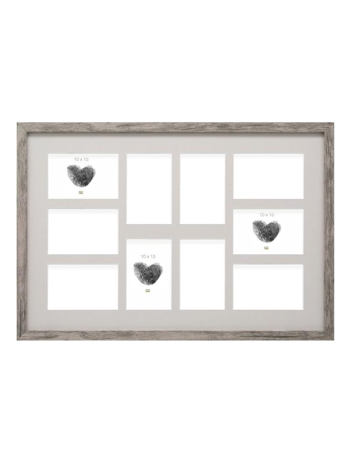 deknudt frames Multivue en ton bois couleur gris-beige pour 10 photos S45RH7 P10