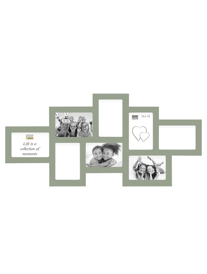 deknudt frames Multivue en vert pour 8 photos S65SW5