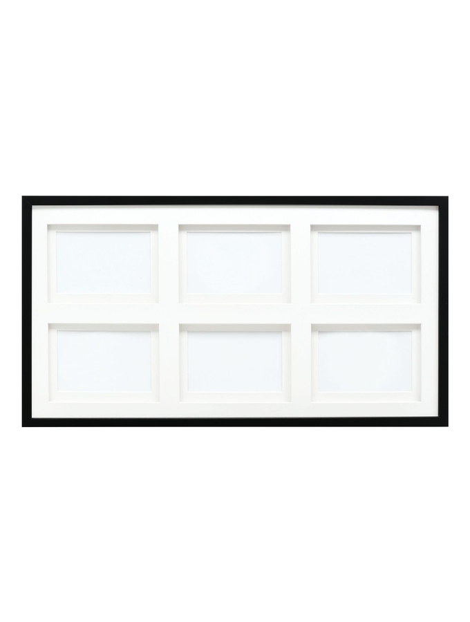 Deknudt Frames Multivue Noir Avec Passe-partout Double Pour 6 Photos S65KK2 P6