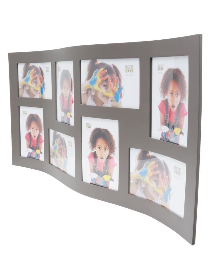 Deknudt Frames Multivue Ondulé En Taupe Pour 8 Photos S67SK9 P8