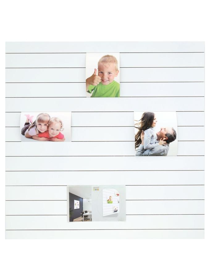 deknudt frames Multivue pratique en blanc avec des rainures S68EK1