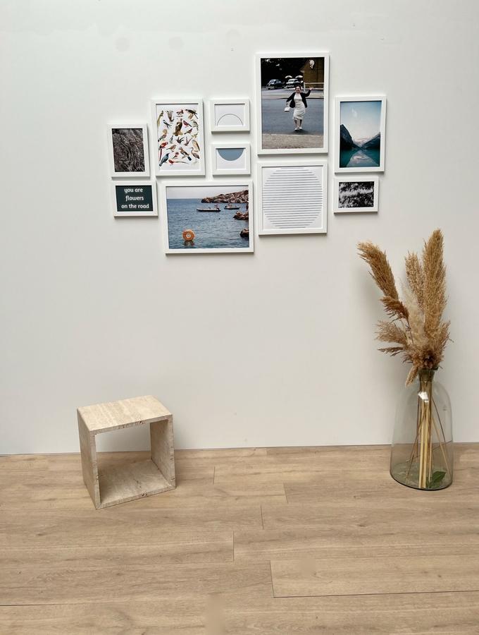 Deknudt Frames Mur Photos Avec 10 Cadres Blancs S41VH1 WALL2