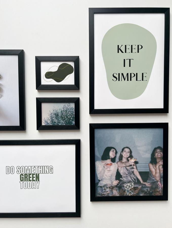 Deknudt Frames Mur Photos Avec 10 Cadres Noir S41VH2 WALL2