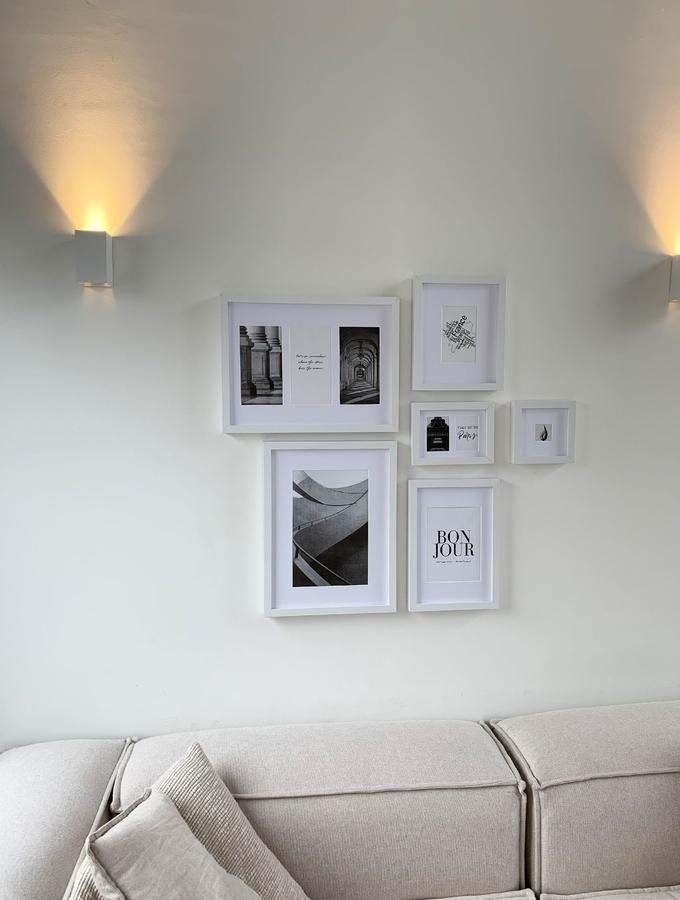 Deknudt Frames Mur Photos Avec 6 Cadres Blanc - 101 Combinations S46YK1 WALL
