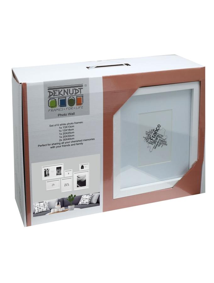 Deknudt Frames Mur Photos Avec 6 Cadres Blanc - 101 Combinations S46YK1 WALL