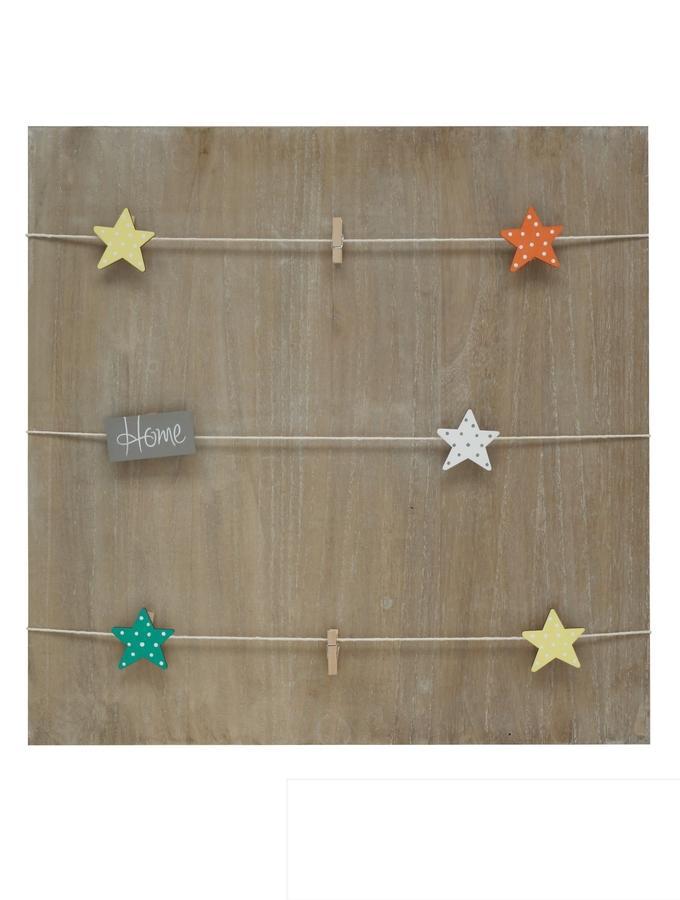 deknudt frames Panneau en bois avec pinces à linge S67TT2 E