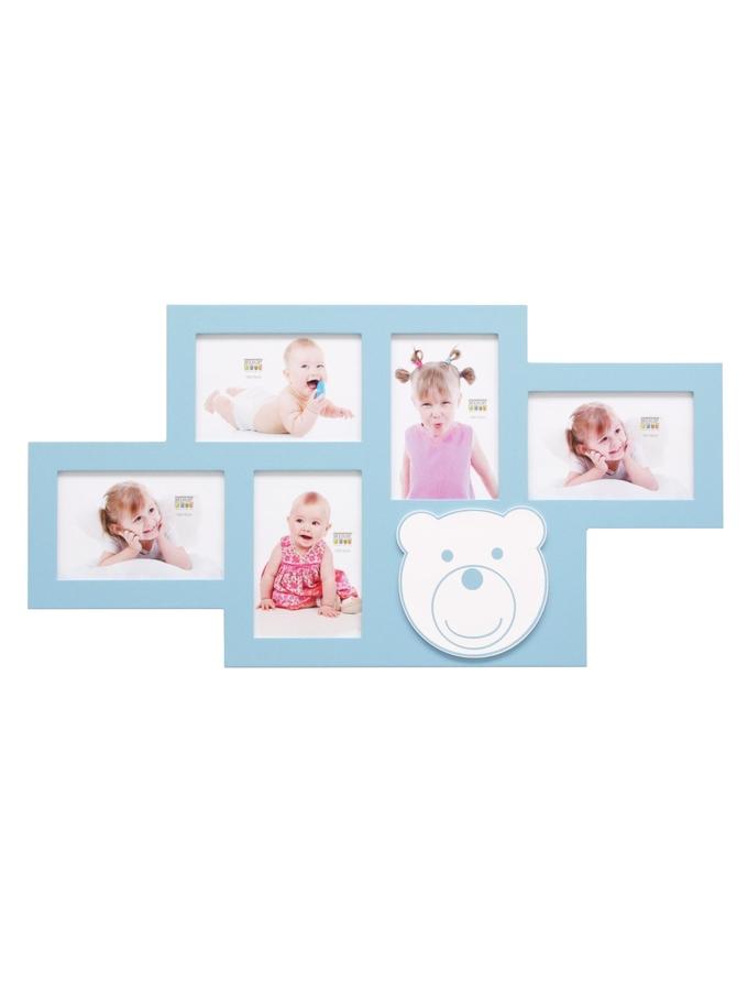 deknudt frames Pêle-mêle bleu avec motif ourson S66RK6 P5