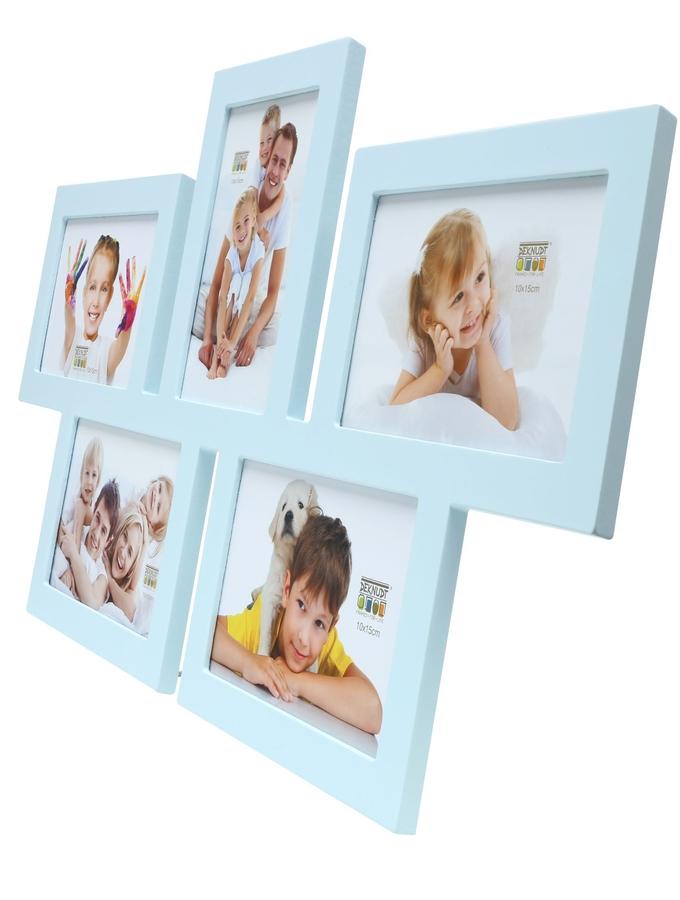Deknudt Frames Pêle-mêle En Bleu Pour 5 Photos S65SY6
