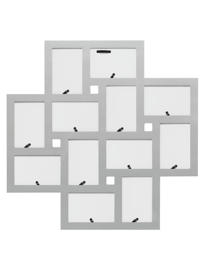 Deknudt Frames Pêle-mêle En Couleur Argenté Pour 12 Photos S65SK5