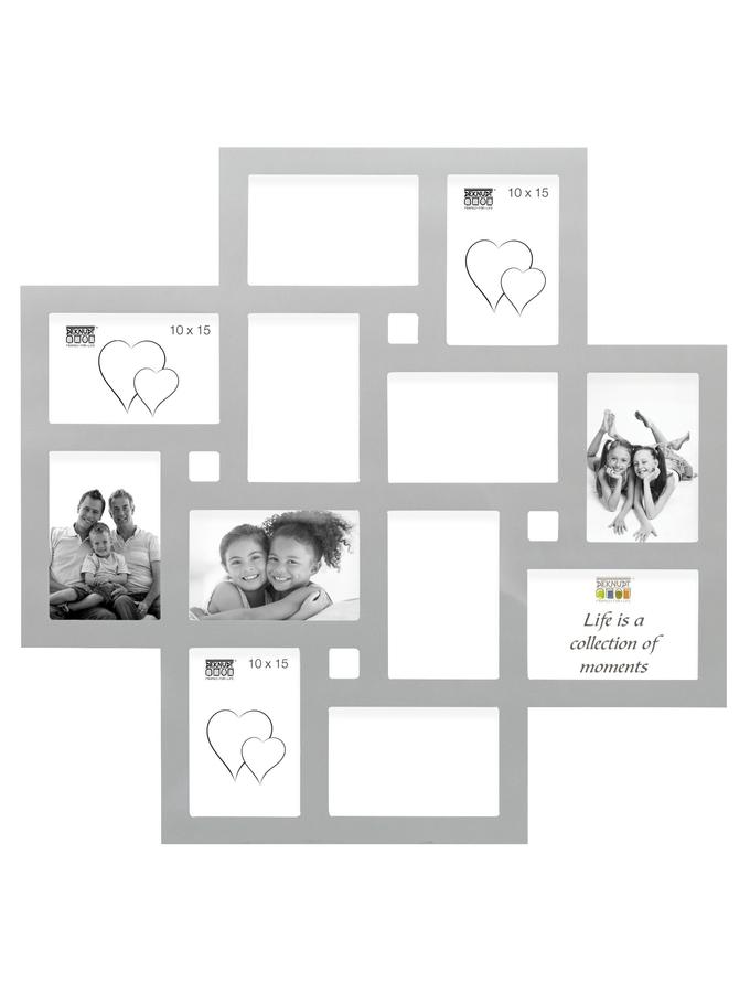 deknudt frames Pêle-mêle en couleur argenté pour 12 photos S65SK5