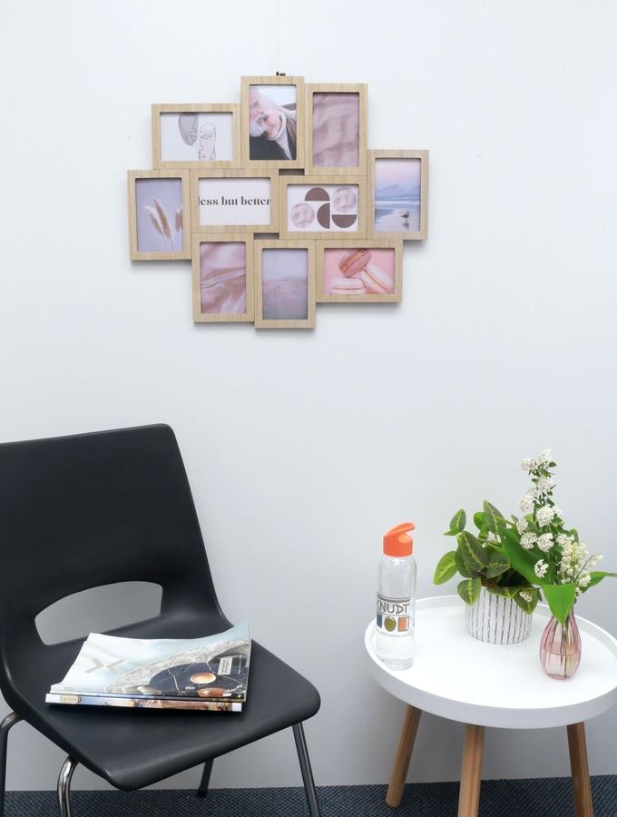 Deknudt Frames Pêle-mêle En Couleur Bois Naturel Pour 10 Photos S68UC3 P10