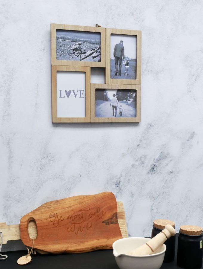 Deknudt Frames Pêle-mêle En Couleur Bois Naturel Pour 4 Photos S68UC3 P4