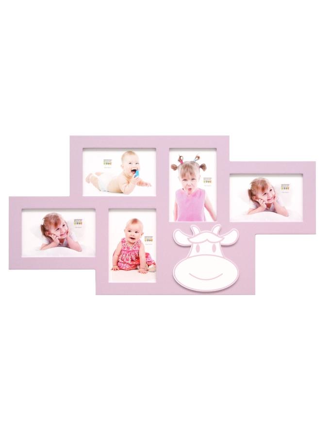 deknudt frames Pêle-mêle lilas avec motif vache S66RK4 P5