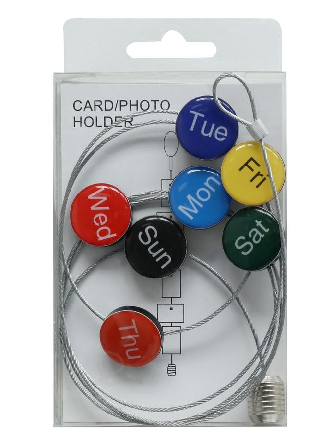 deknudt frames Pendentif avec 7 aimants colorés ronds S65CS3