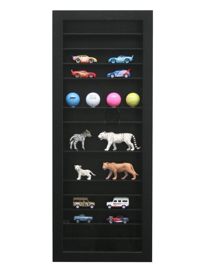 deknudt frames Petite vitrine murale pratique en noir pour des objets divers S67RZ2