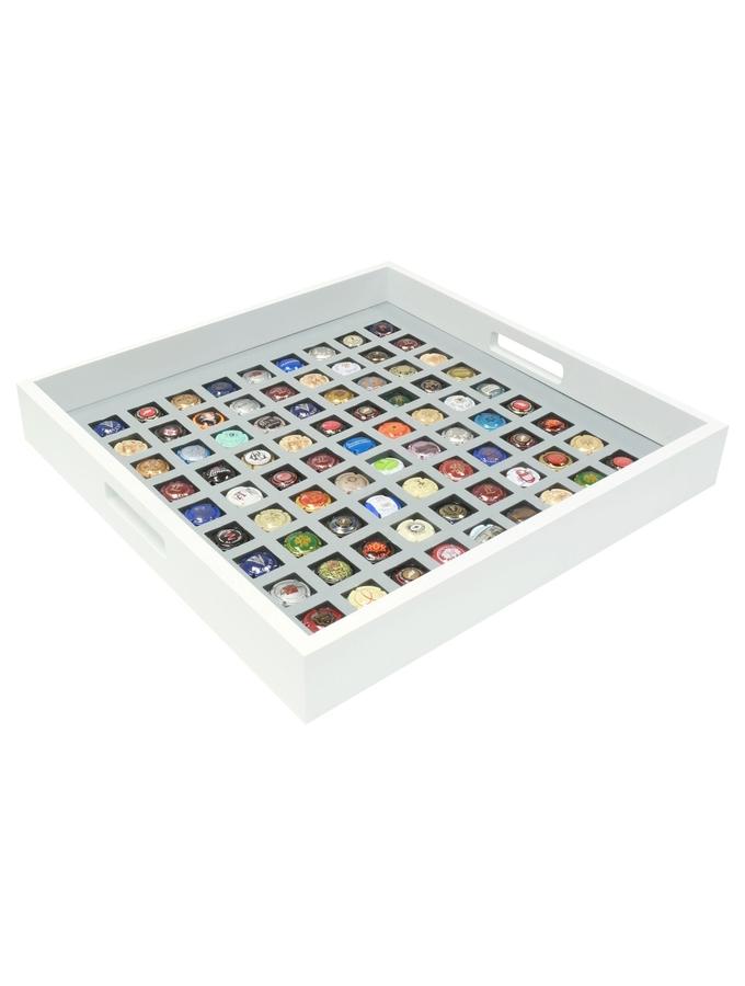 deknudt frames Plateau en blanc pour muselets de champagne S65TZ1