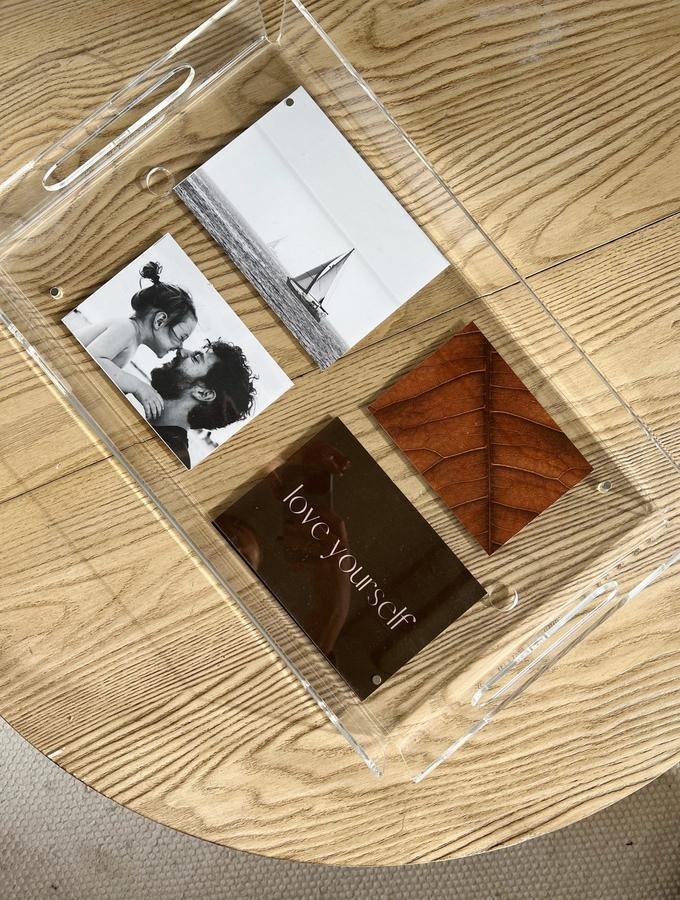 Deknudt Frames Plateau En Design Moderne En Verre Synthétique S58RJ7 E