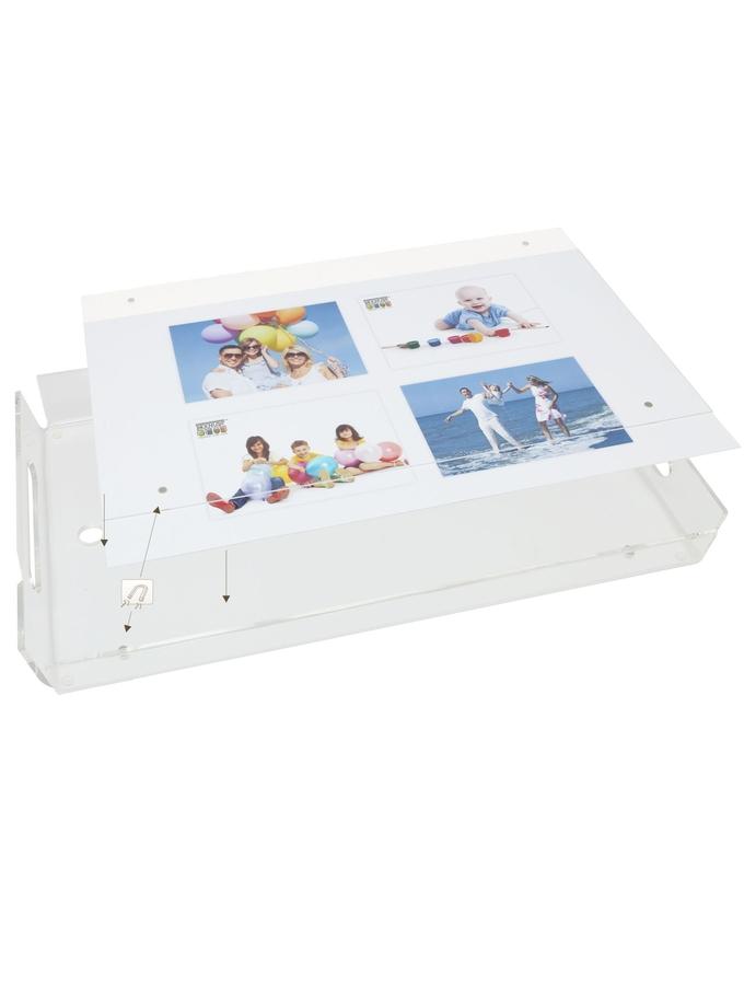 Deknudt Frames Plateau En Design Moderne En Verre Synthétique S58RJ7 E