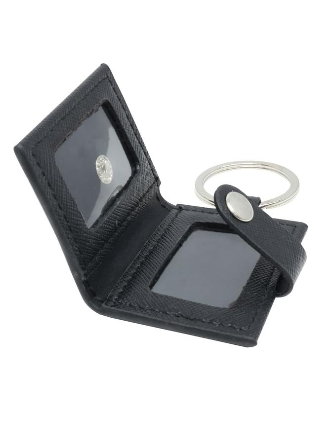 Deknudt Frames Porte-clefs Photo En Cuir Noir S59NS3