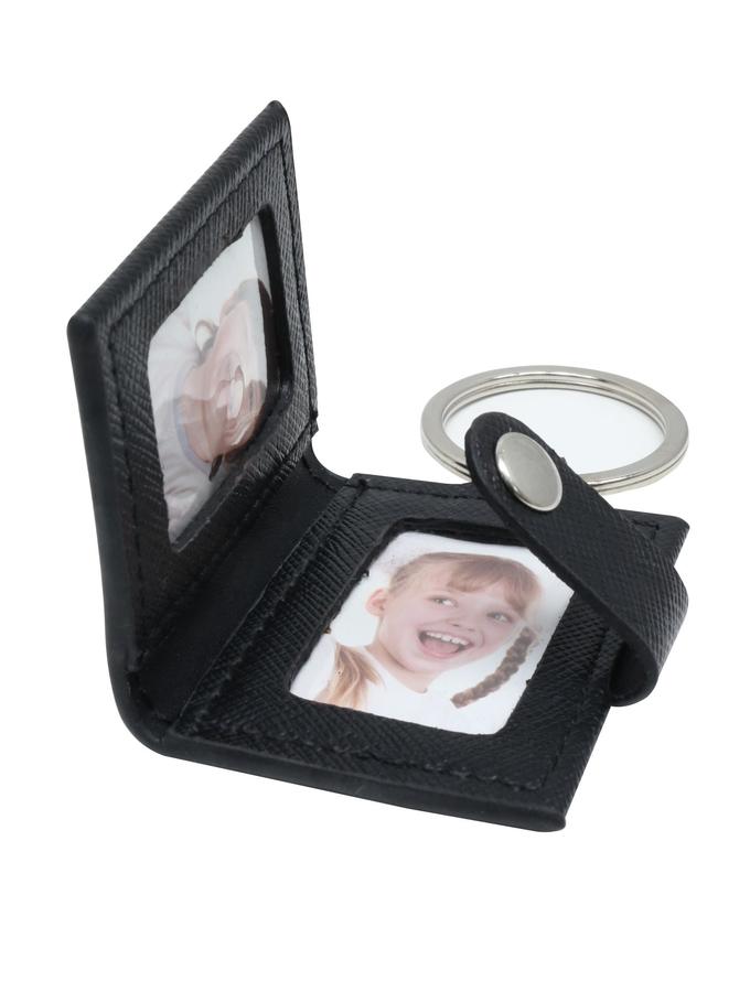 Deknudt Frames Porte-clefs Photo En Cuir Noir S59NS3