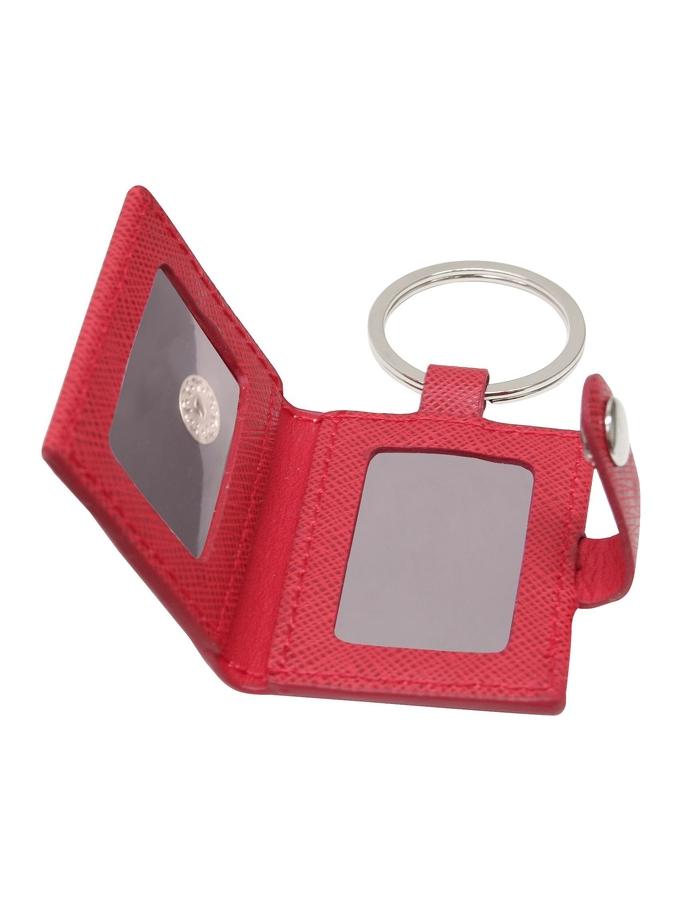 Deknudt Frames Porte-clefs Photo En Cuir Rouge S59NS4