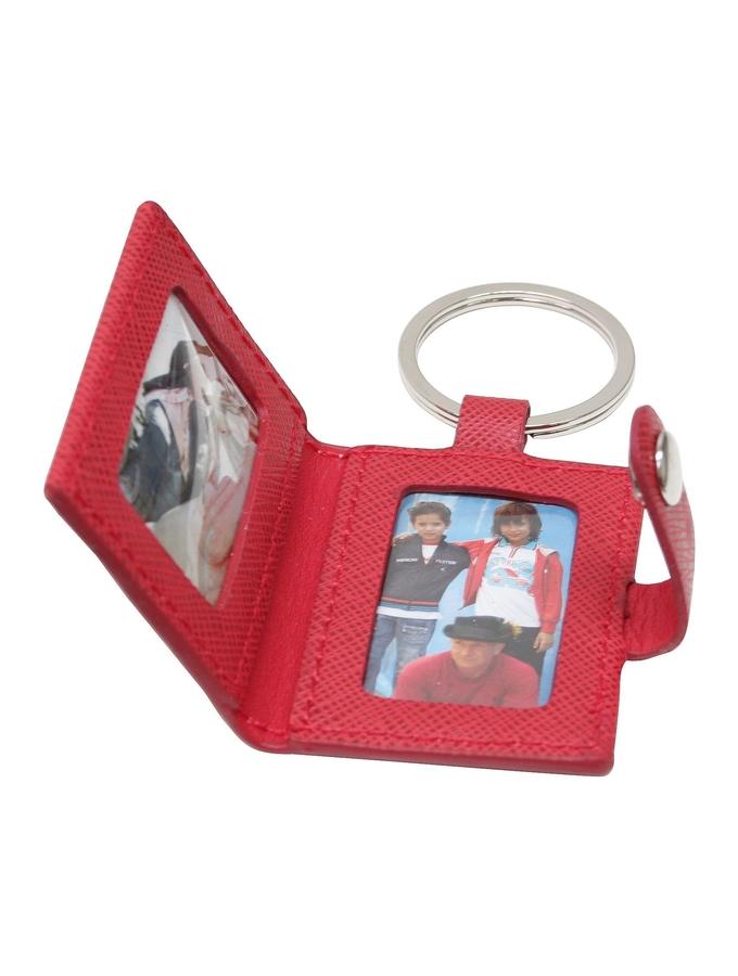 Deknudt Frames Porte-clefs Photo En Cuir Rouge S59NS4