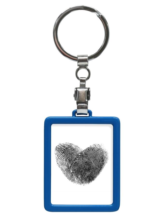 deknudt frames Porte-clefs photo en métal bleu S59NK6