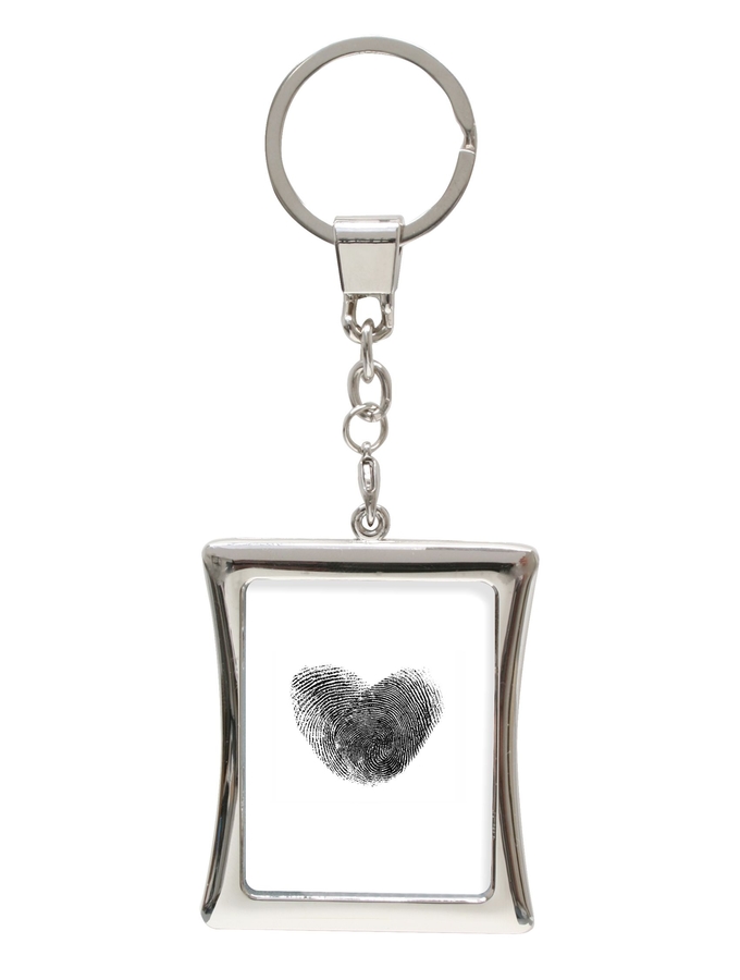 deknudt frames Porte-clefs photo en métal couleur argenté S59NB6