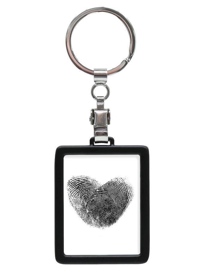 deknudt frames Porte-clefs photo en métal noir S59NK2