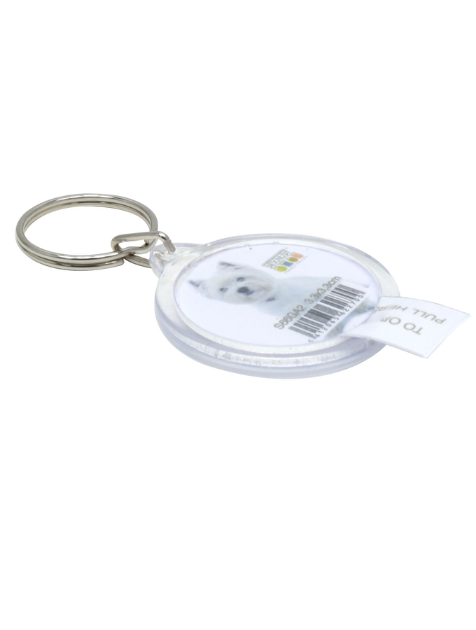 Deknudt Frames Porte-clefs Photo Rond En Résine S66GA2