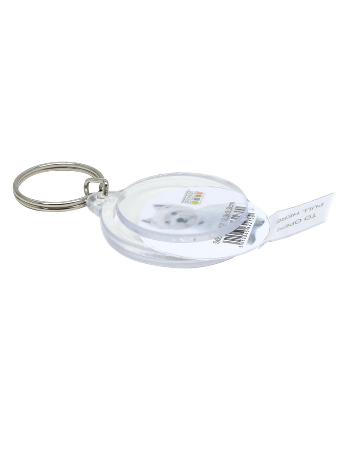 Deknudt Frames Porte-clefs Photo Rond En Résine S66GA2