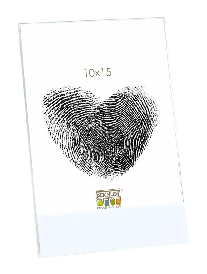 deknudt frames Porte photo en blanc avec pied pour poser S58SG1